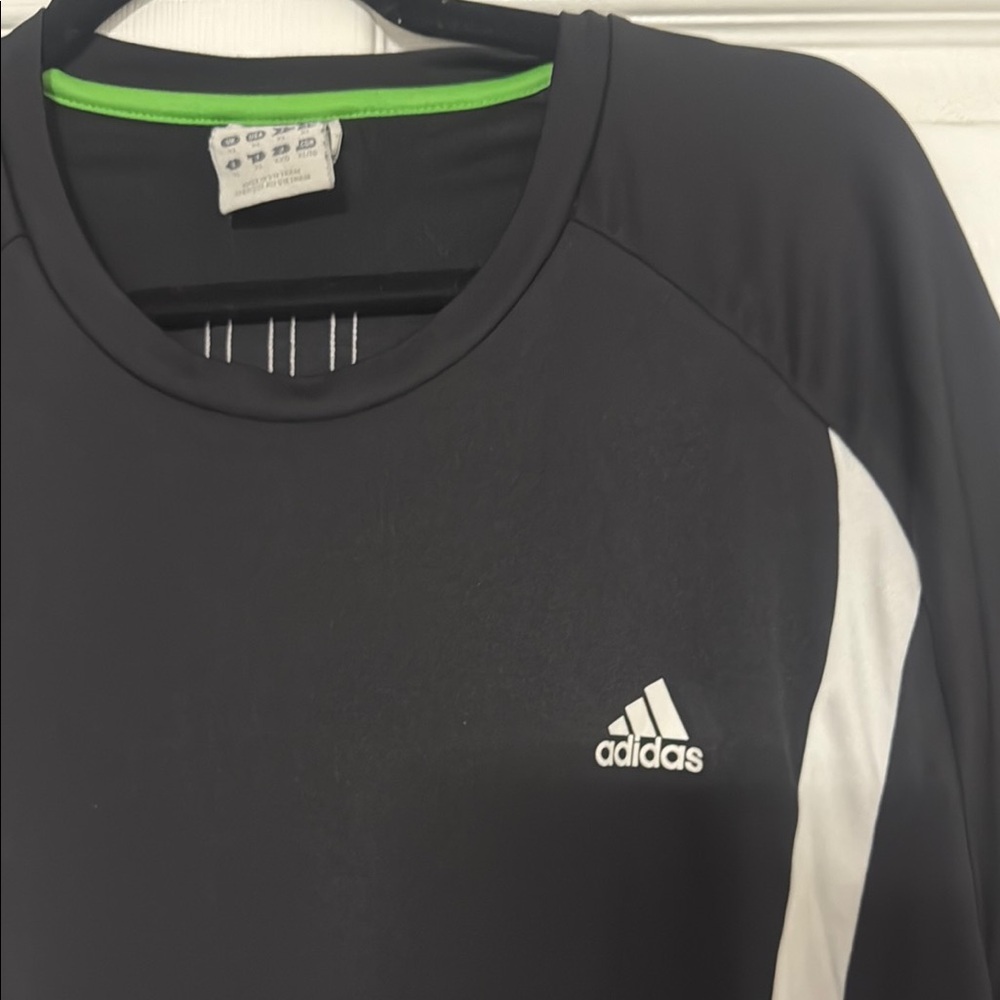 Adidas Black and White short Sleeve Top soccer